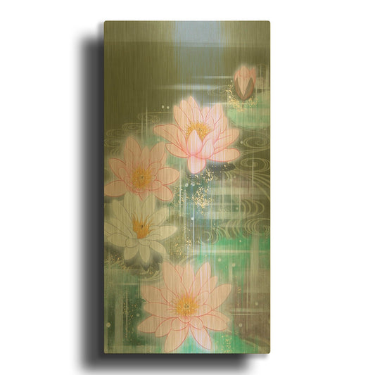 'Nothing I' By Zigen Tanabe Gold Metal Wall Art