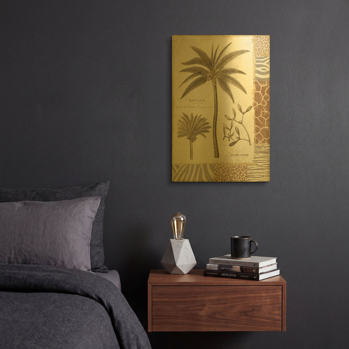 'Serengeti II' By NBL Studio Gold Metal Wall Art