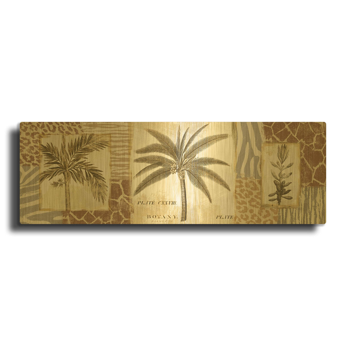 'Serengeti III' By NBL Studio Gold Metal Wall Art