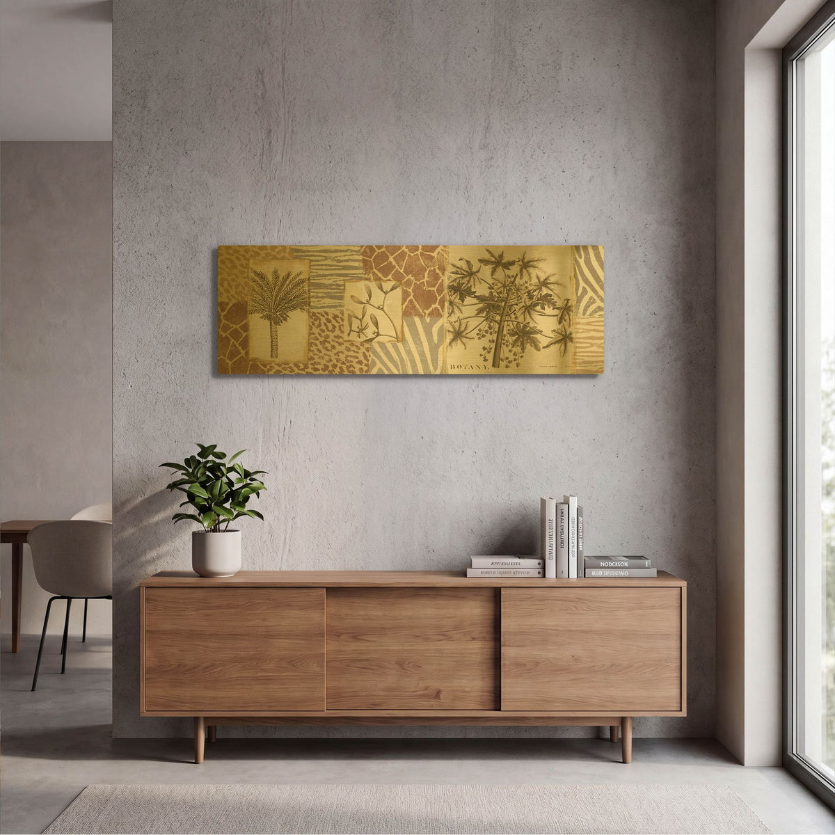 'Serengeti IV' By NBL Studio Gold Metal Wall Art