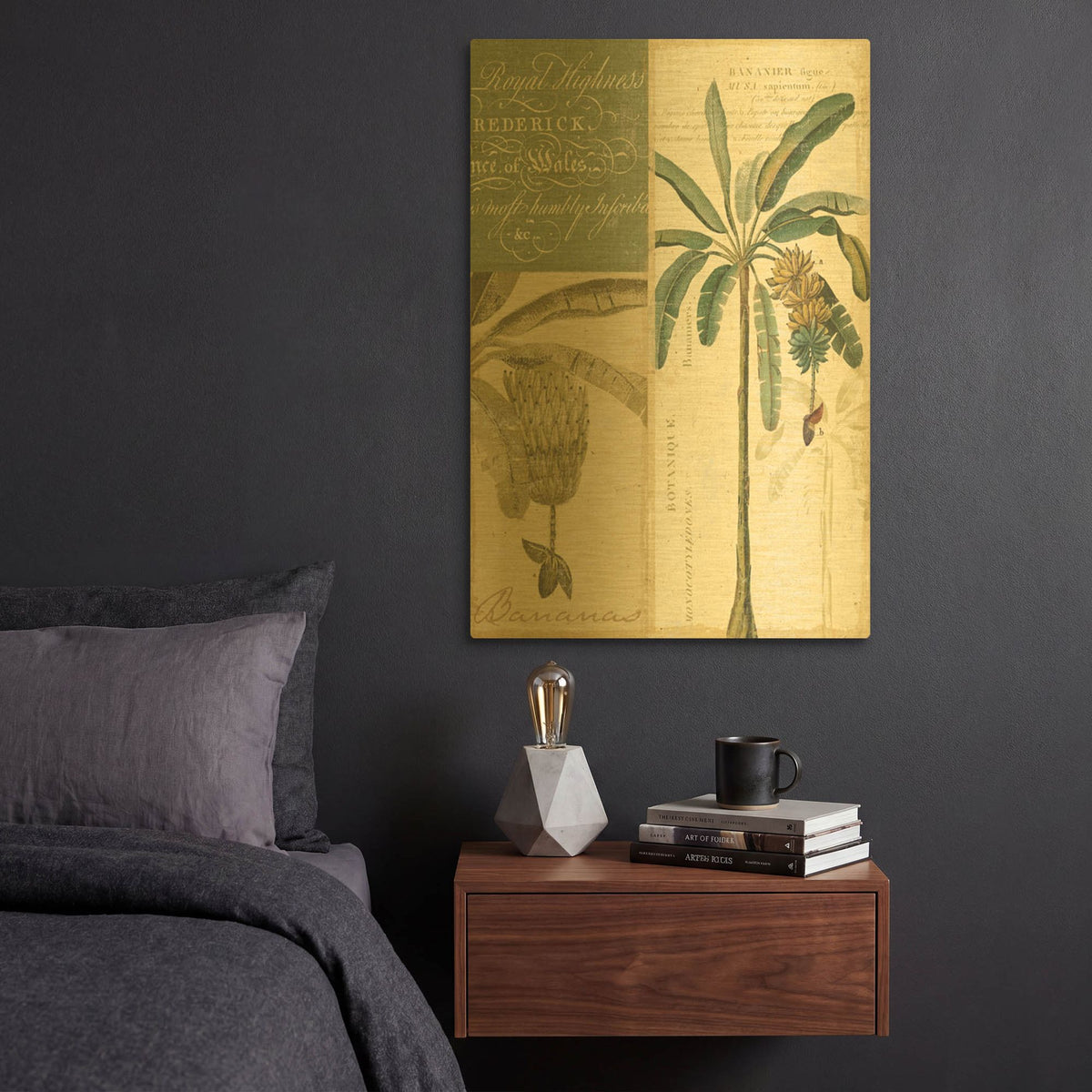 'Palm Study I' By NBL Studio Gold Metal Wall Art