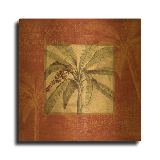 'Royal Palm III' By NBL Studio Gold Metal Wall Art