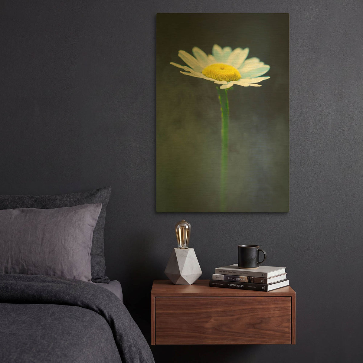 'All By Myself' By Pamela Plummer Gold Metal Wall Art