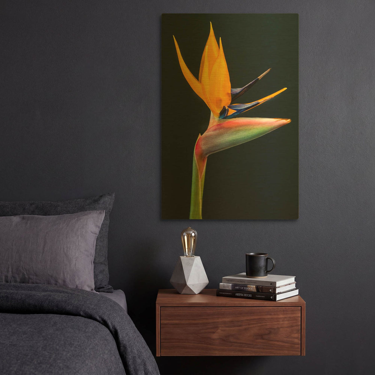 'Bird Of Paradise' By Pamela Plummer Gold Metal Wall Art