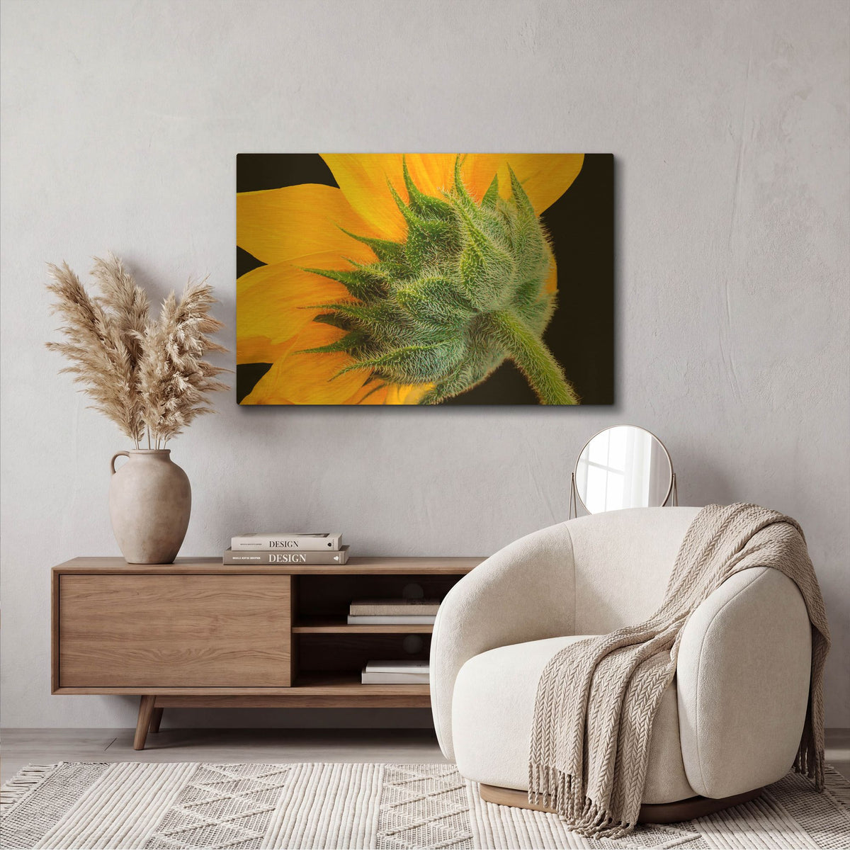 'Both Sides Now' By Pamela Plummer Gold Metal Wall Art