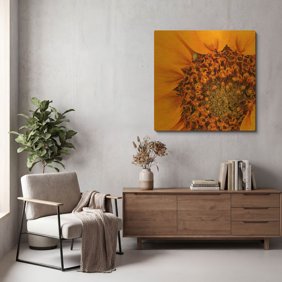 'Closer You Get' By Pamela Plummer Gold Metal Wall Art