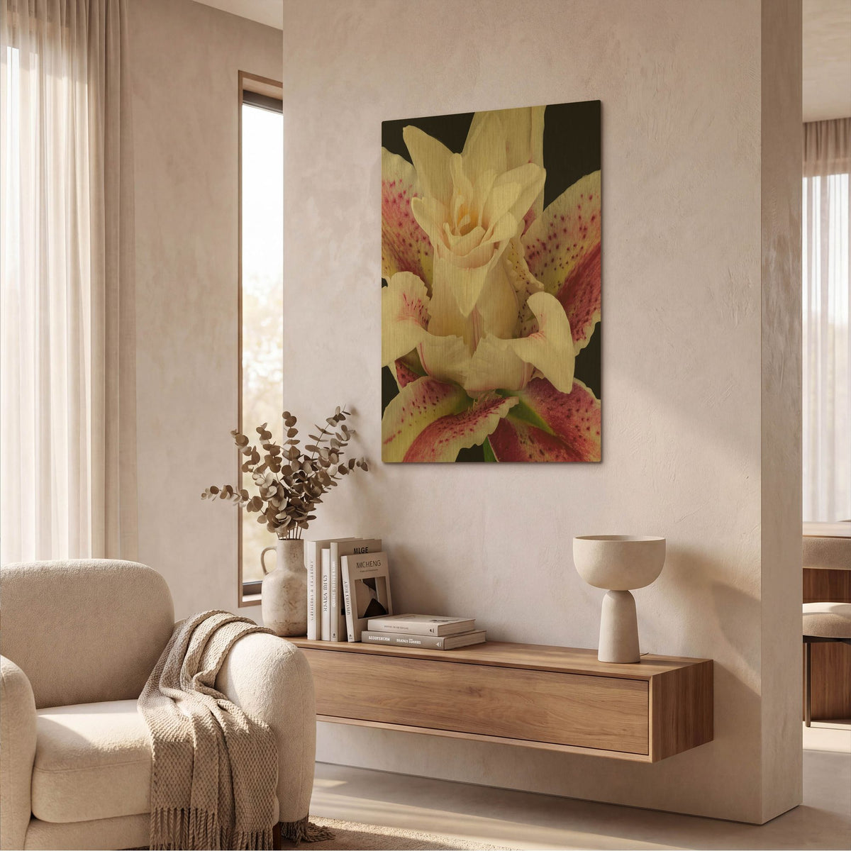 'Crowning Glory' By Pamela Plummer Gold Metal Wall Art