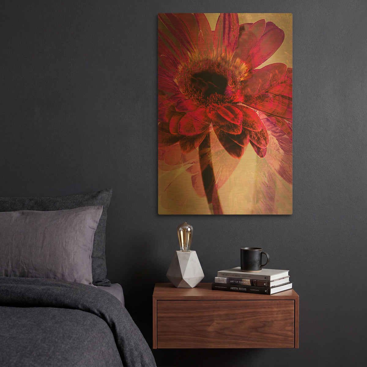 'Disco Nights' By Pamela Plummer Gold Metal Wall Art