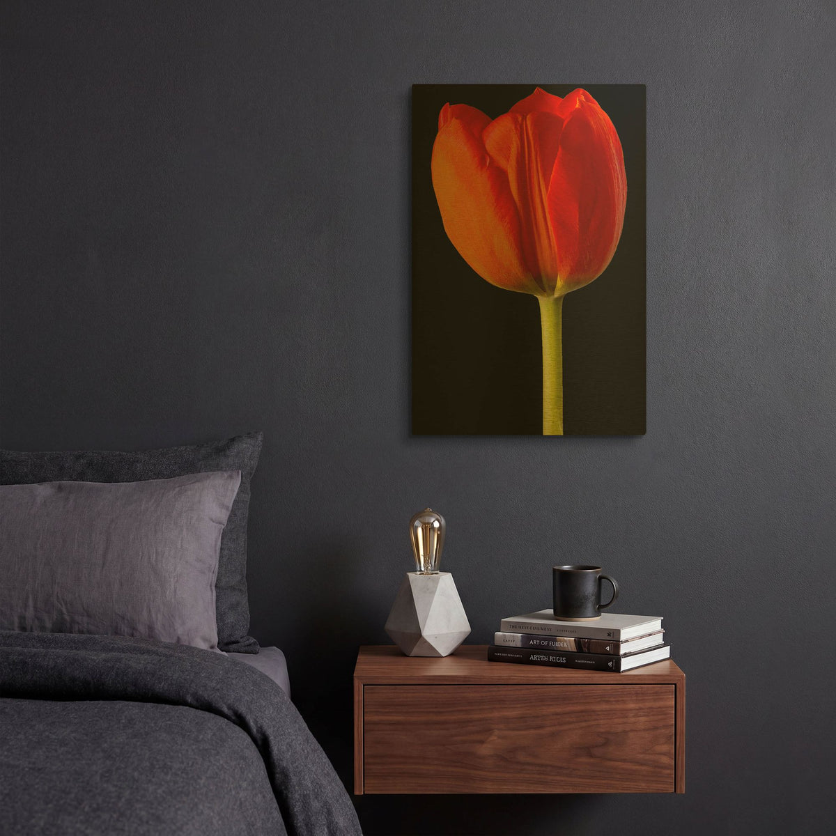 'Lady In Red' By Pamela Plummer Gold Metal Wall Art