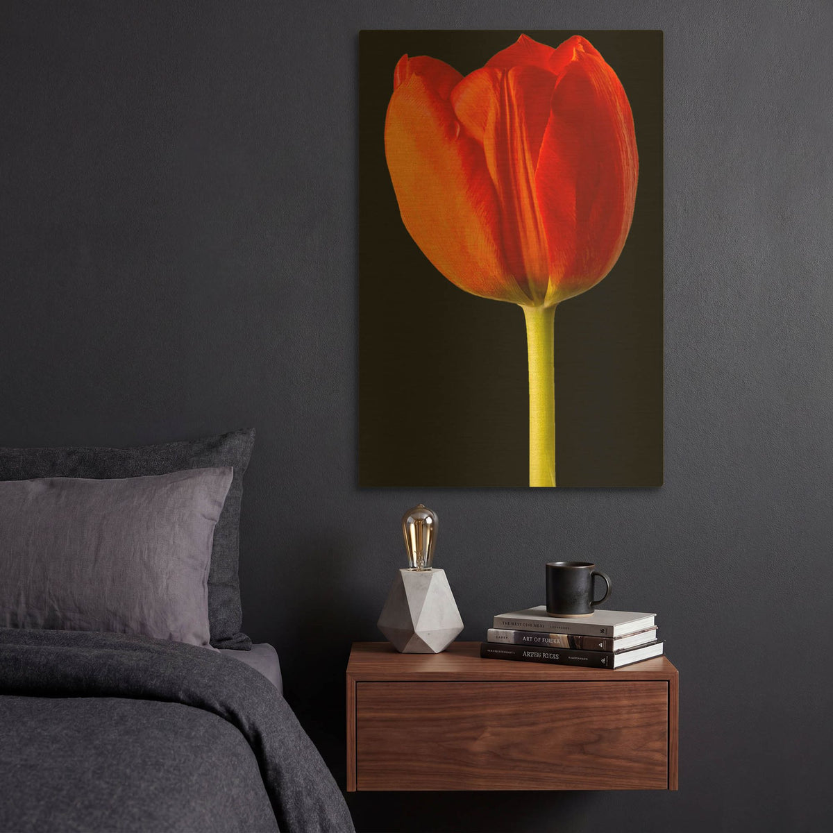 'Lady In Red' By Pamela Plummer Gold Metal Wall Art
