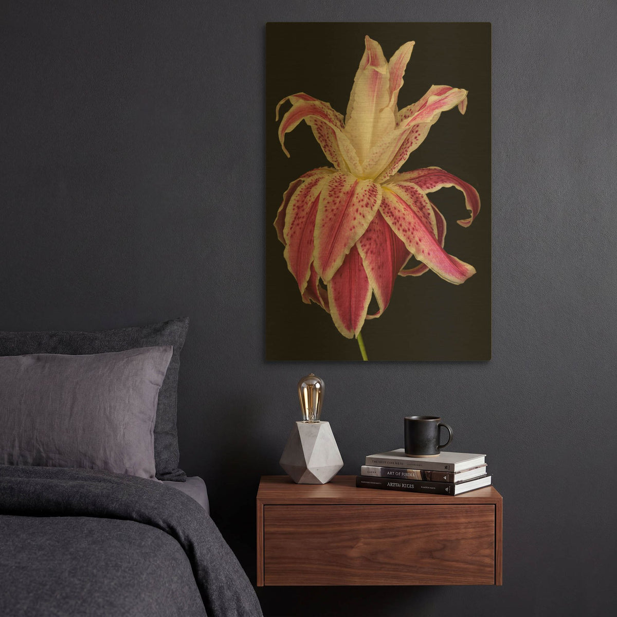 'Lily Queen' By Pamela Plummer Gold Metal Wall Art