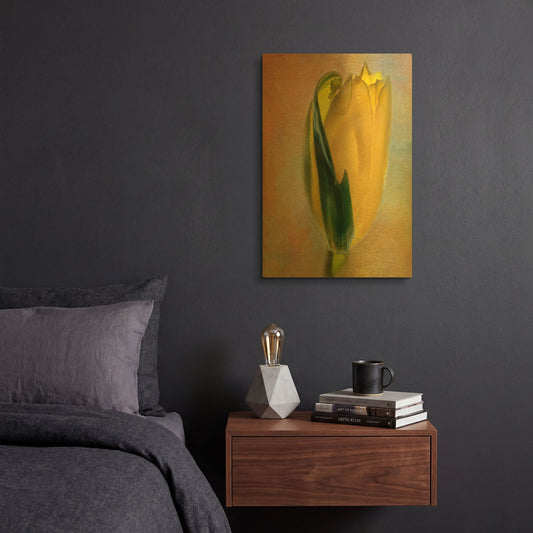 'Little Sister' By Pamela Plummer Gold Metal Wall Art