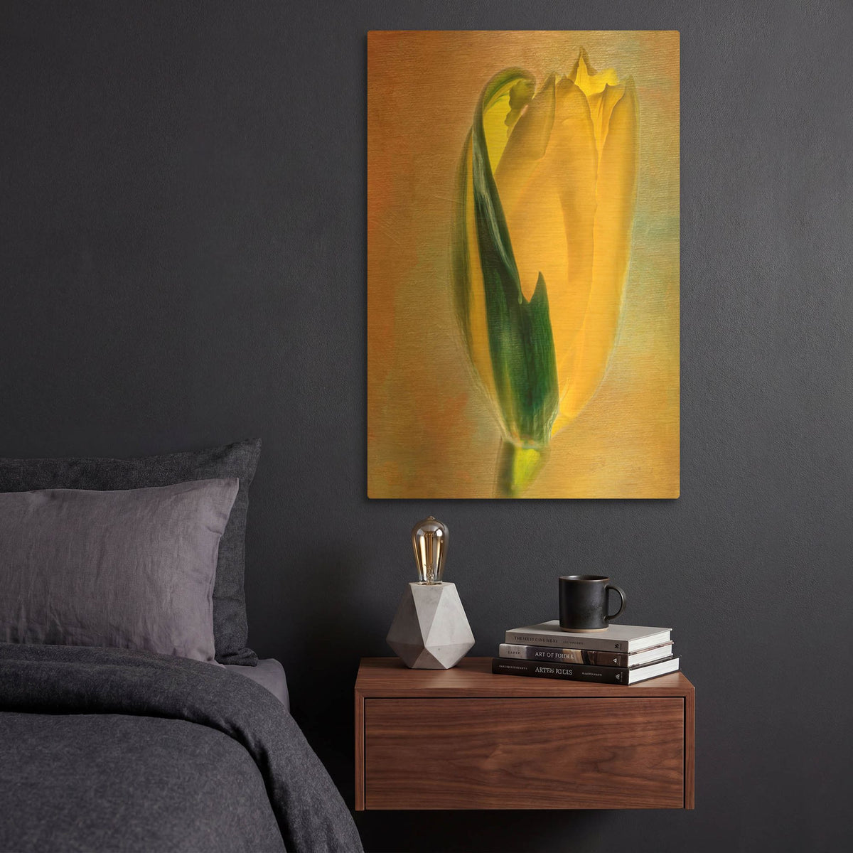 'Little Sister' By Pamela Plummer Gold Metal Wall Art