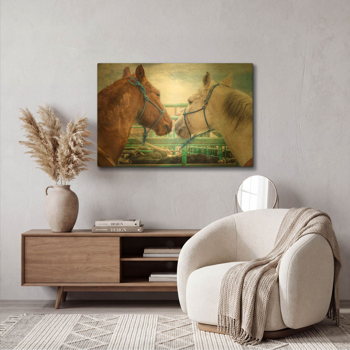 'Love Is In The Air' By Pamela Plummer Gold Metal Wall Art