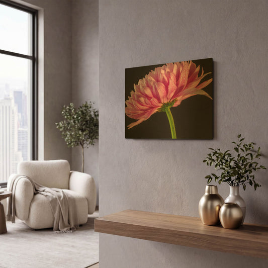 'Mum With Water Droplets' By Pamela Plummer Gold Metal Wall Art
