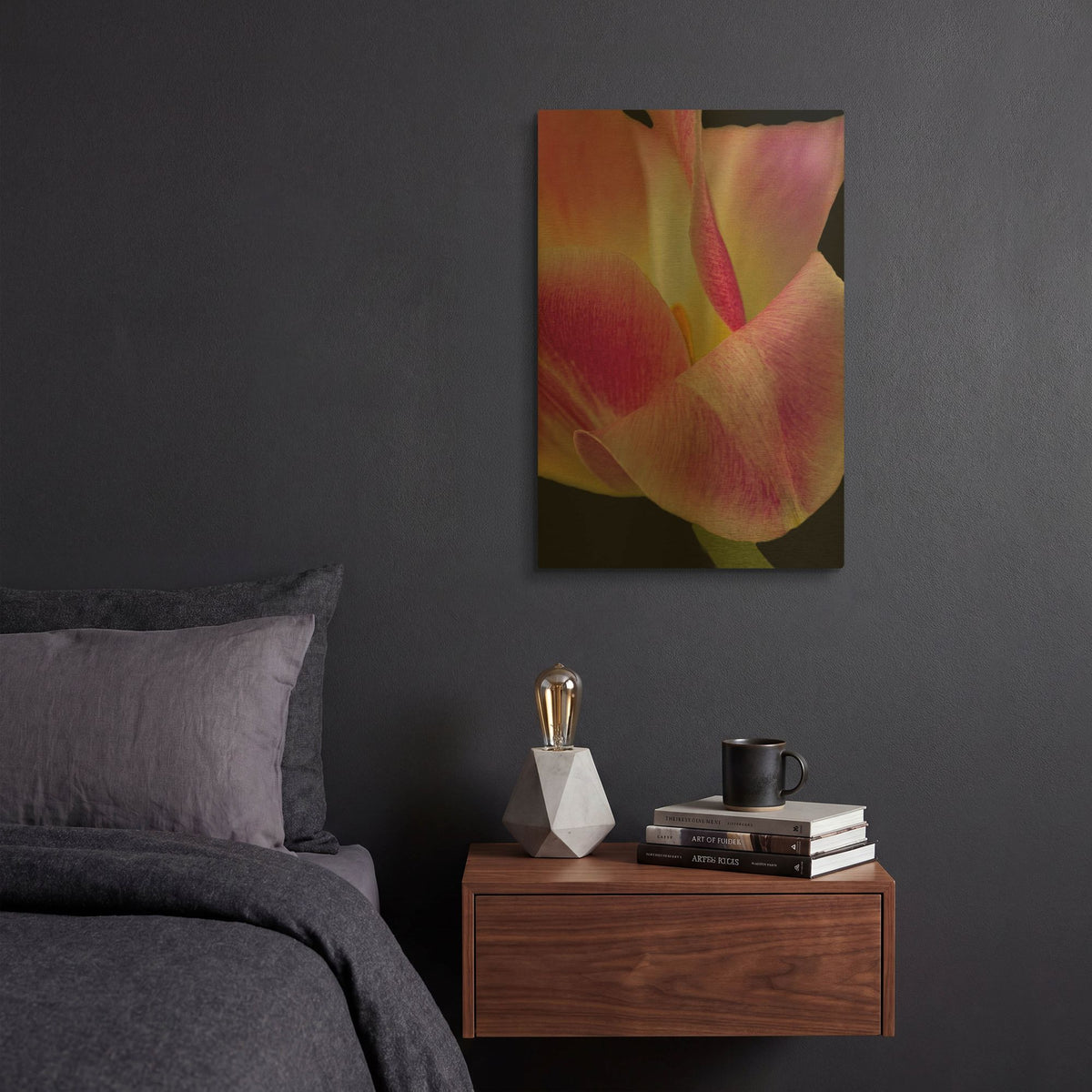 'Pretty In Pink' By Pamela Plummer Gold Metal Wall Art
