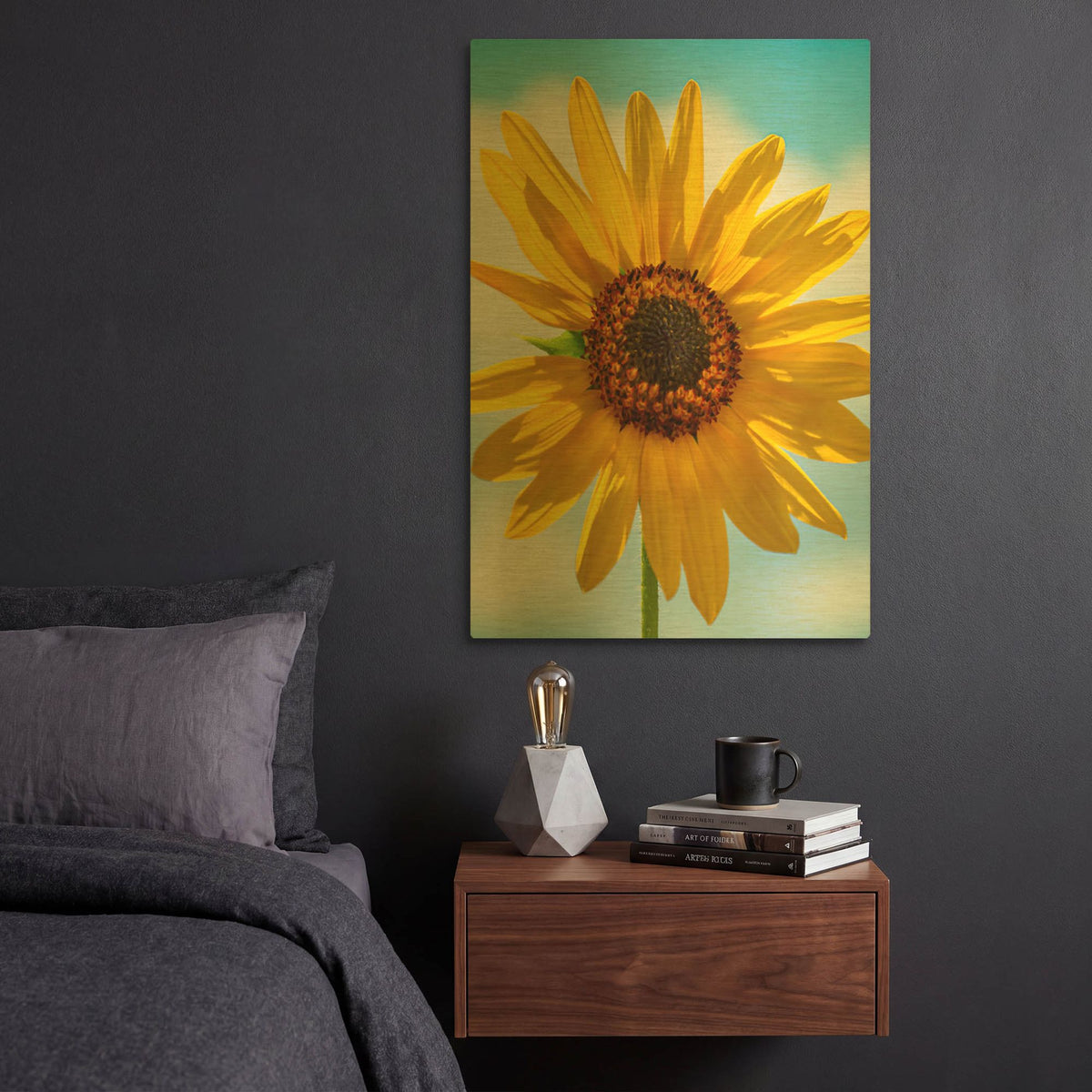 'Standing Guard' By Pamela Plummer Gold Metal Wall Art