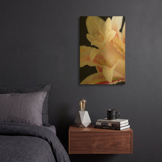 'They Called Her Lily' By Pamela Plummer Gold Metal Wall Art