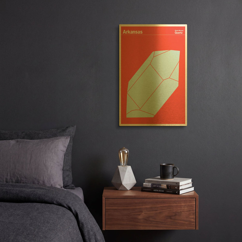 'Montague Posters' By Print Collection Gold Metal Wall Art