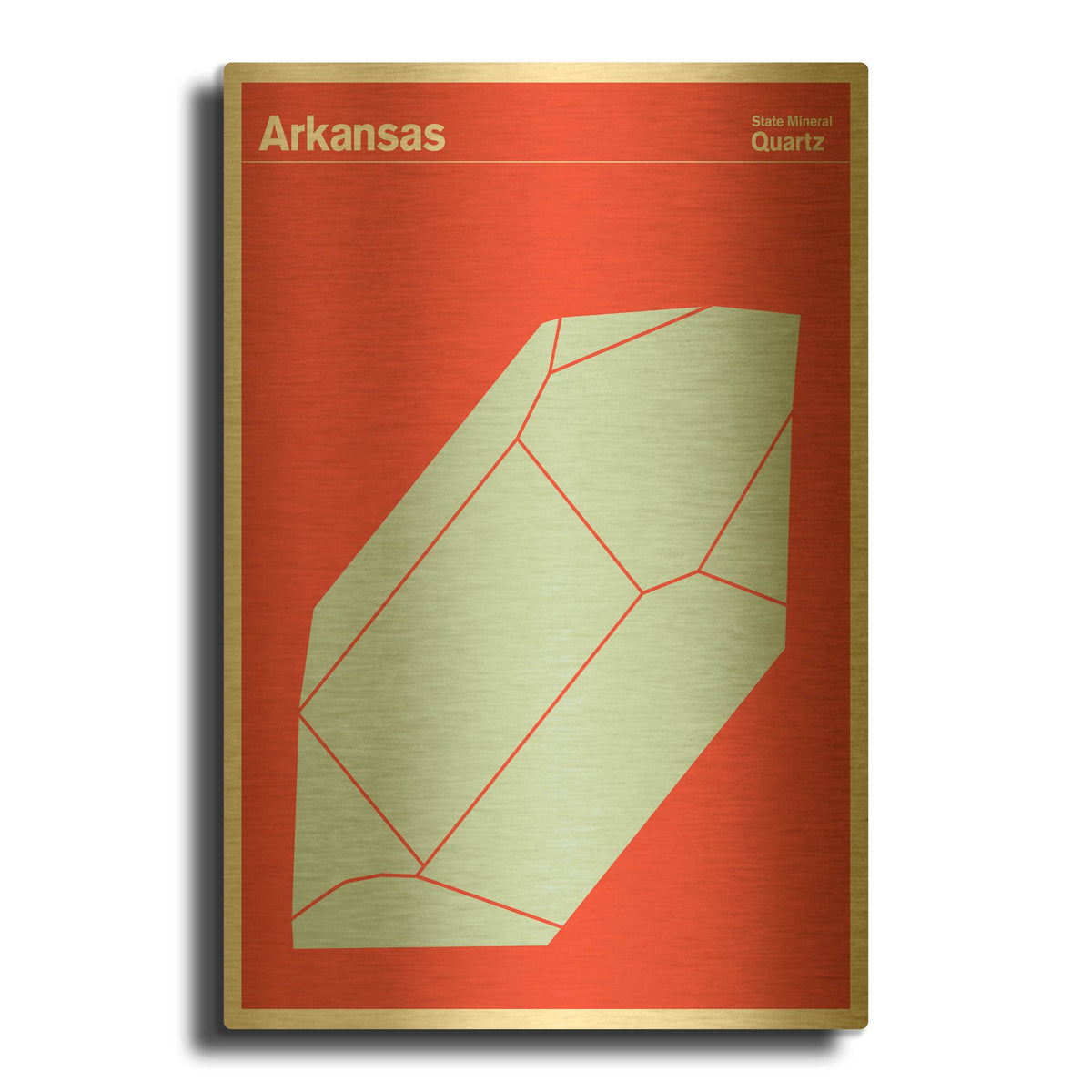 'Montague Posters' By Print Collection Gold Metal Wall Art