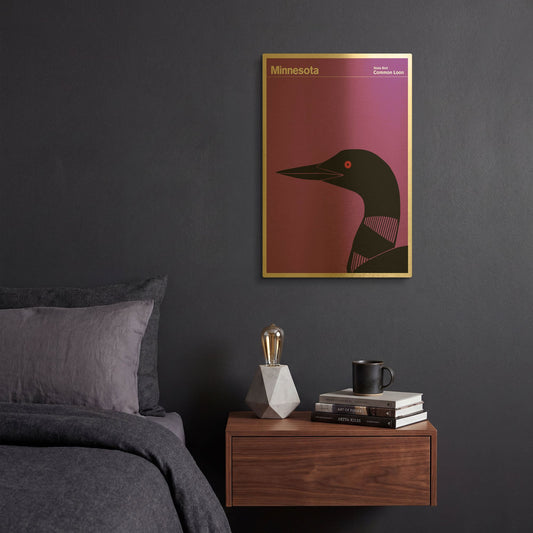 'Montague Posters 2' By Print Collection Gold Metal Wall Art