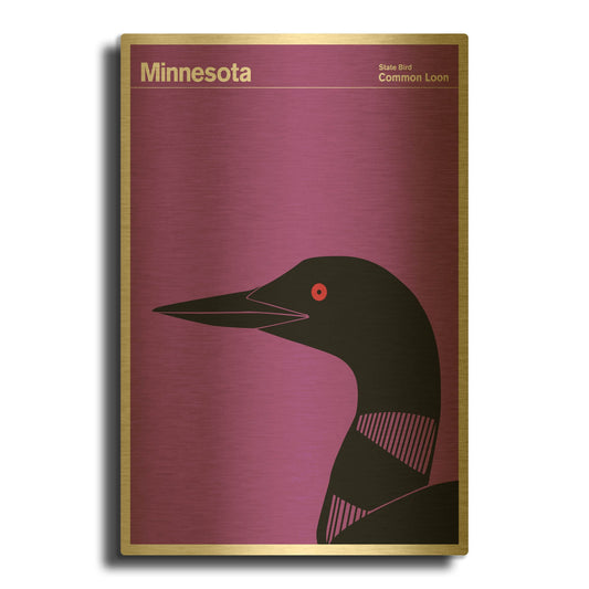 'Montague Posters 2' By Print Collection Gold Metal Wall Art