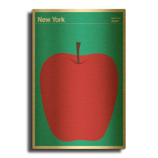 'Montague Posters 7' By Print Collection Gold Metal Wall Art