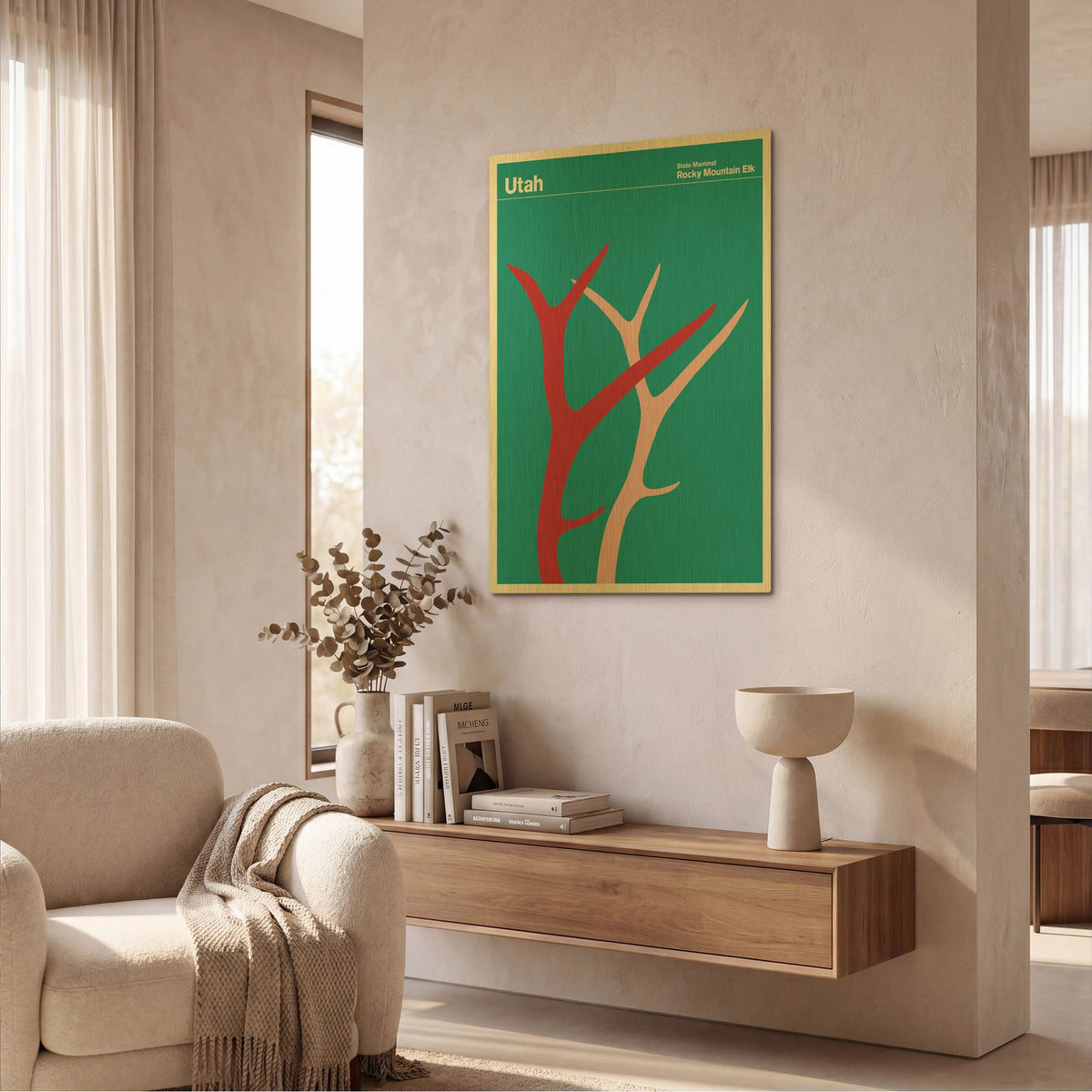 'Montague Posters 9' By Print Collection Gold Metal Wall Art