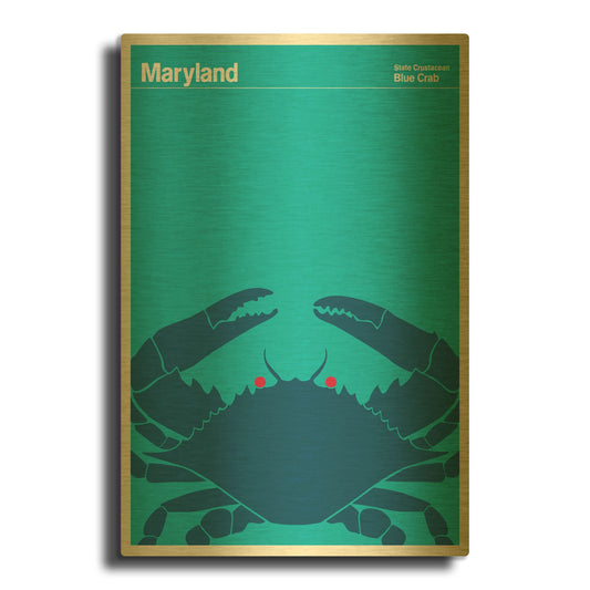 'Montague Posters 11' By Print Collection Gold Metal Wall Art