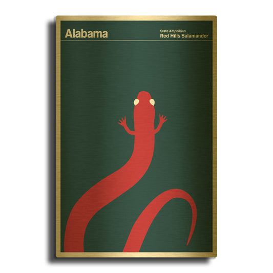 'Montague Posters 13' By Print Collection Gold Metal Wall Art