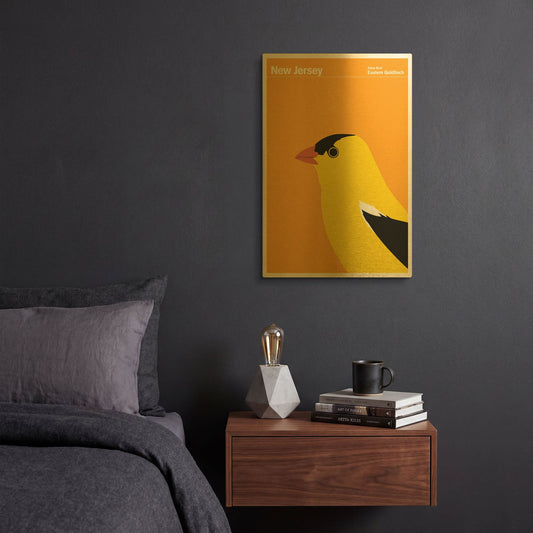 'Montague Posters 14' By Print Collection Gold Metal Wall Art