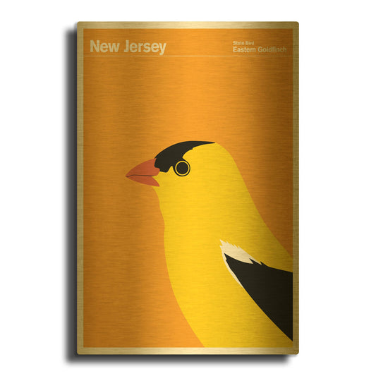 'Montague Posters 14' By Print Collection Gold Metal Wall Art