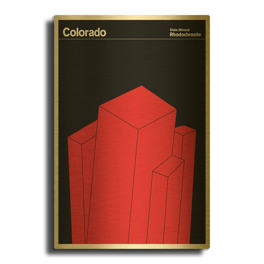 'Montague Posters 18' By Print Collection Gold Metal Wall Art