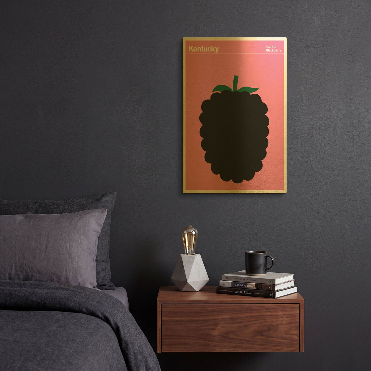 'Montague Posters 20' By Print Collection Gold Metal Wall Art