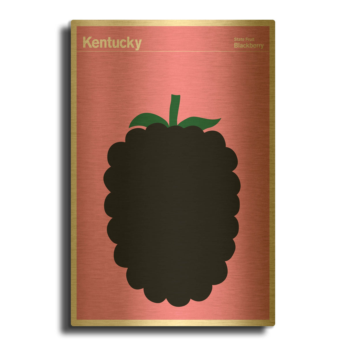 'Montague Posters 20' By Print Collection Gold Metal Wall Art