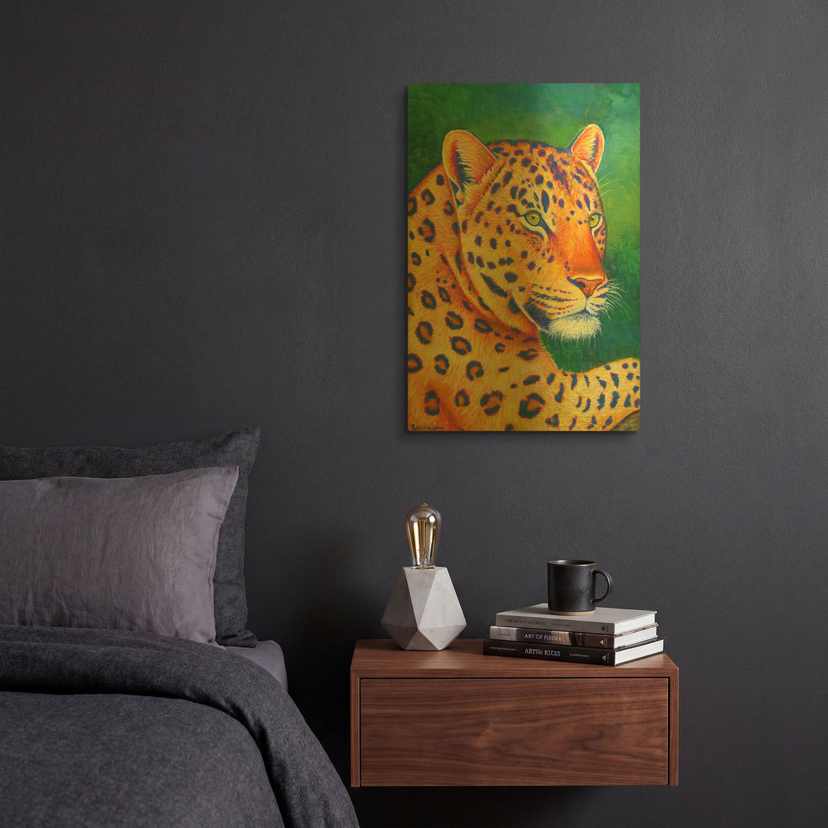 'Queen of the Jungle' By Rebecca Wang Art Gold Metal Wall Art