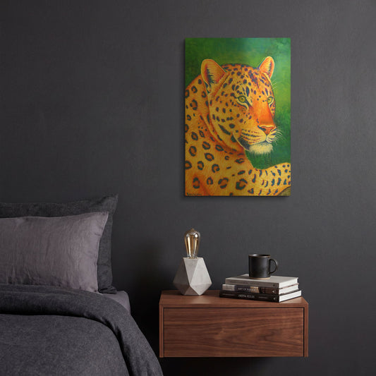 'Queen of the Jungle' By Rebecca Wang Art Gold Metal Wall Art