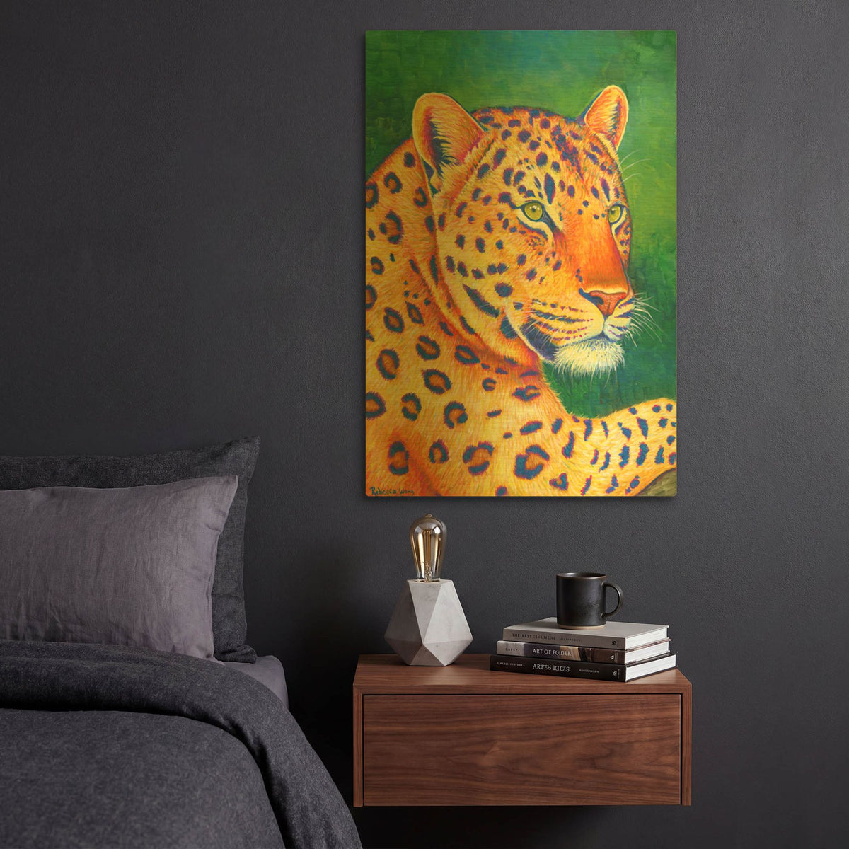 'Queen of the Jungle' By Rebecca Wang Art Gold Metal Wall Art