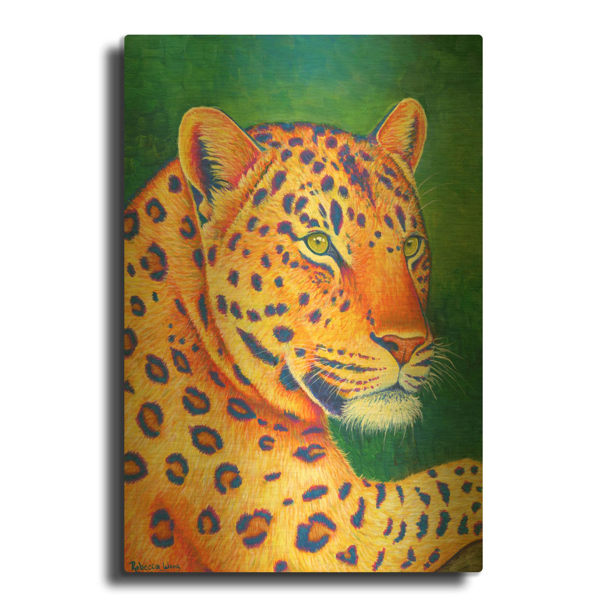 'Queen of the Jungle' By Rebecca Wang Art Gold Metal Wall Art