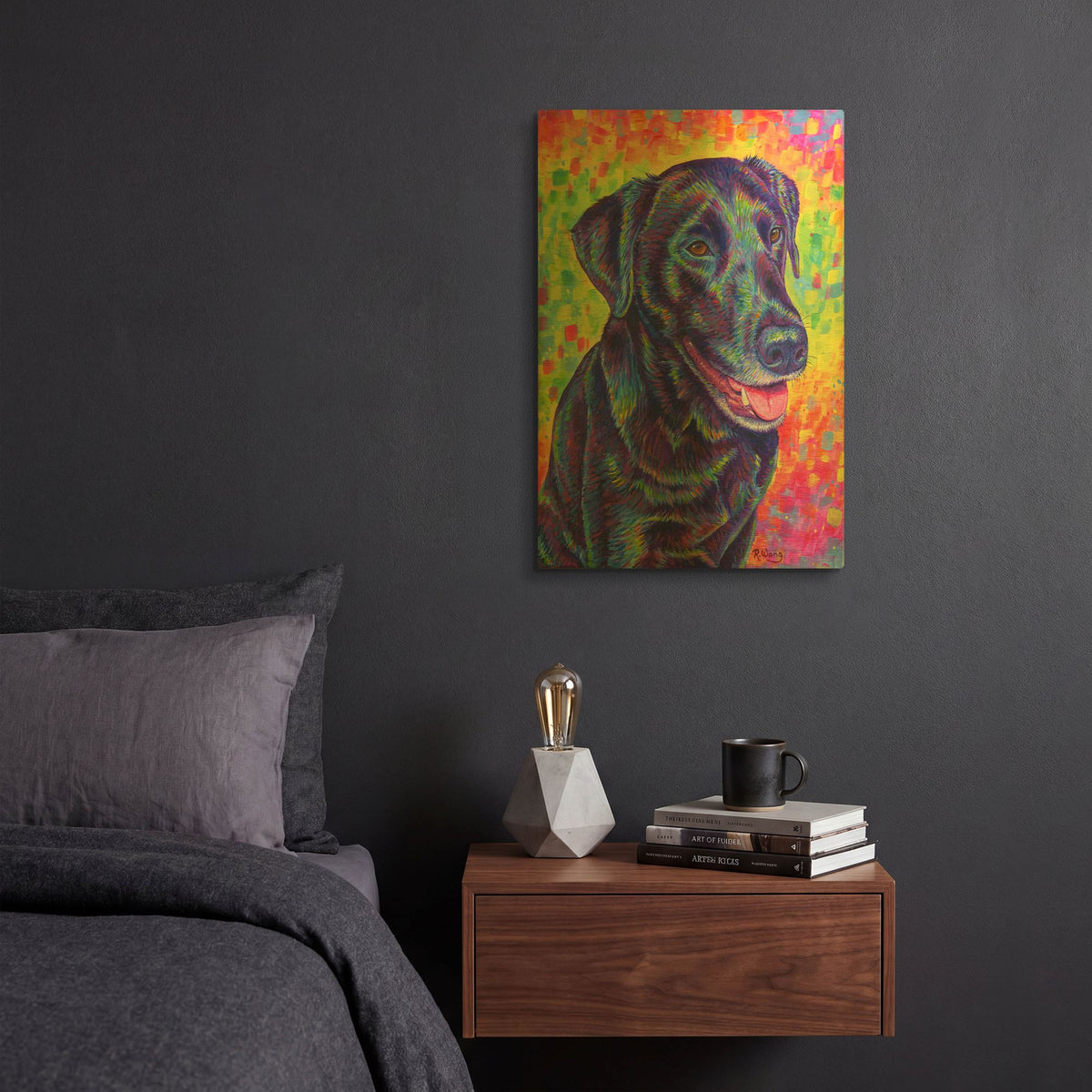 'Happy Go Lucky' By Rebecca Wang Art Gold Metal Wall Art