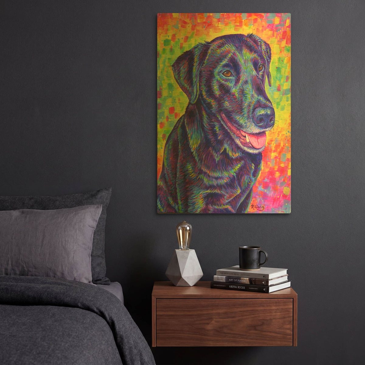 'Happy Go Lucky' By Rebecca Wang Art Gold Metal Wall Art