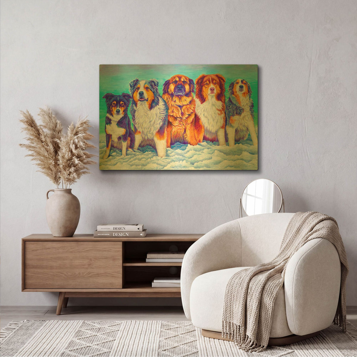 'The Gang' By Rebecca Wang Art Gold Metal Wall Art