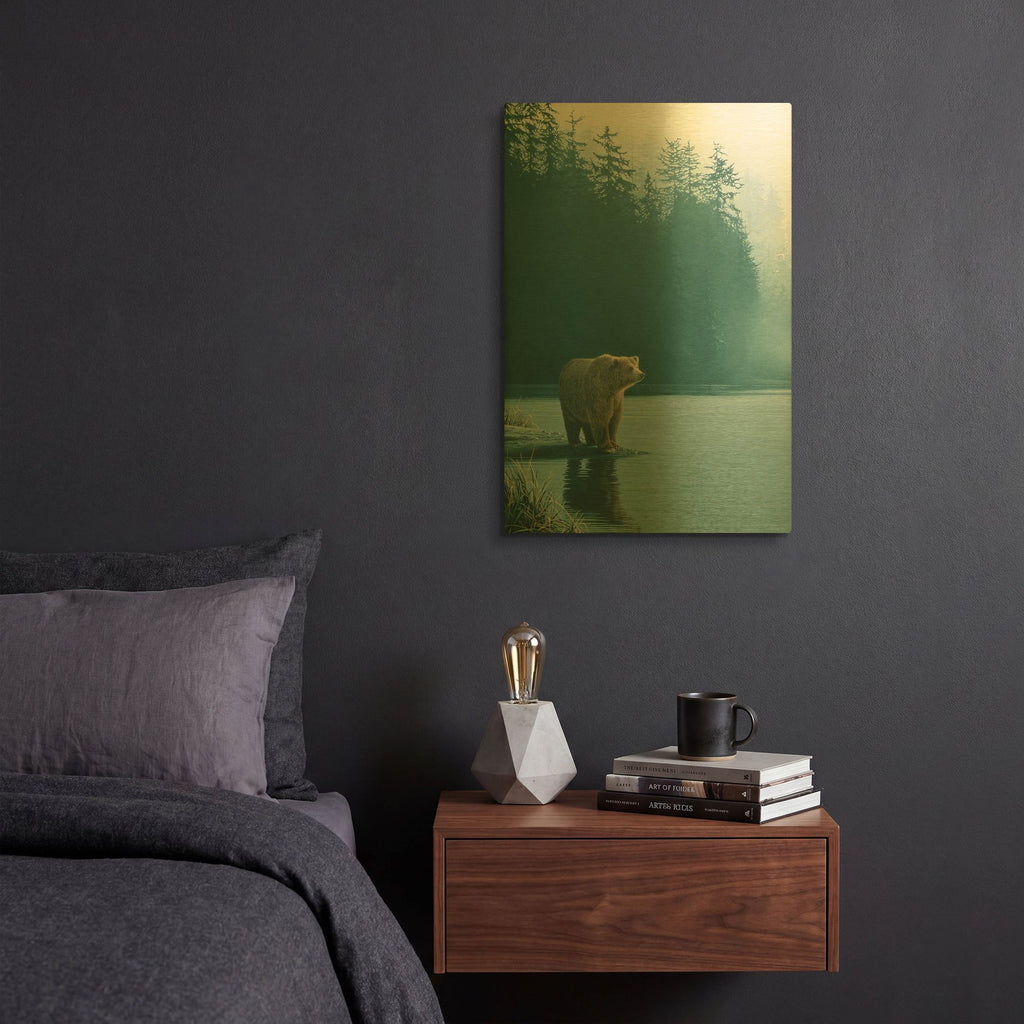 'Coastal Morning' By Ron Parker Gold Metal Wall Art