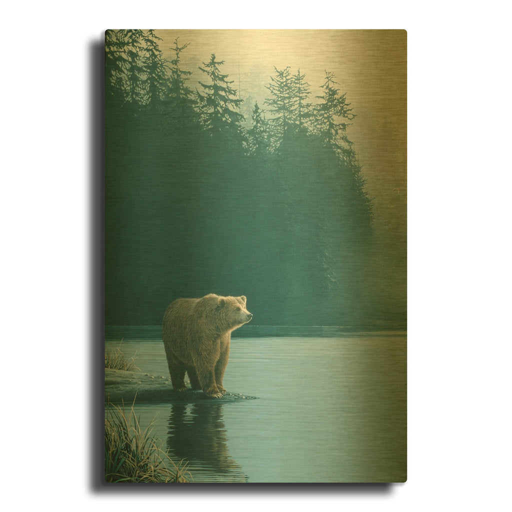 'Coastal Morning' By Ron Parker Gold Metal Wall Art