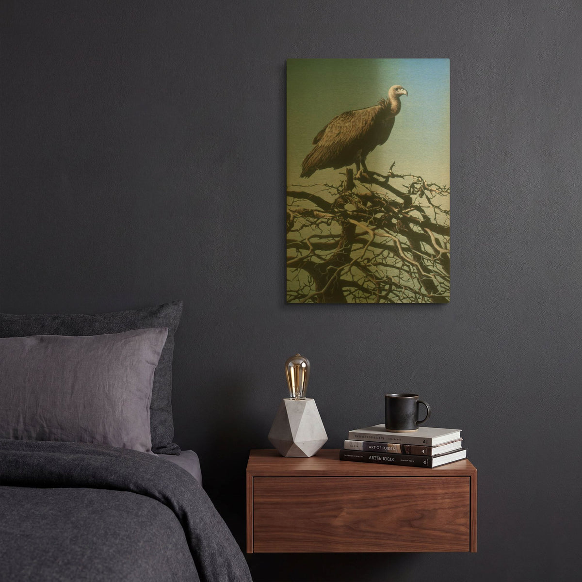 'Vulture' By Ron Parker Gold Metal Wall Art