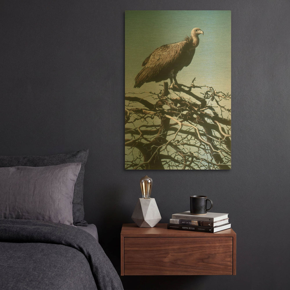 'Vulture' By Ron Parker Gold Metal Wall Art