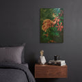 'Walled Garden' By Ron Parker Gold Metal Wall Art