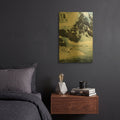 'Penguins' By Ron Parker Gold Metal Wall Art