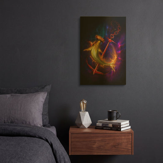 'Hammer Head' By Michael Stewart Gold Metal Wall Art