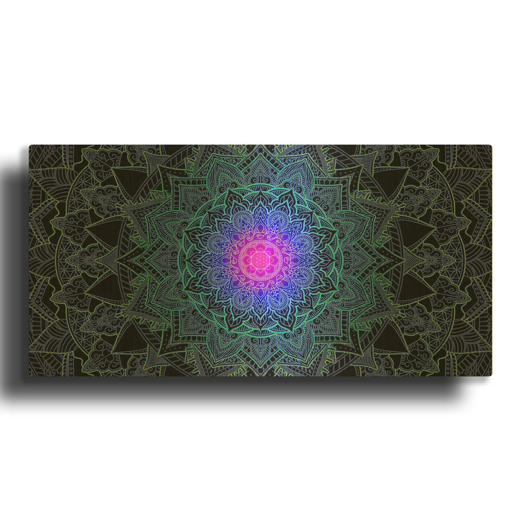 'Mandala Love' By Cameron Gray Gold Metal Wall Art